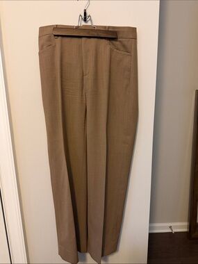 Banana Republic Women's Brown Italian Wool Dress Trousers